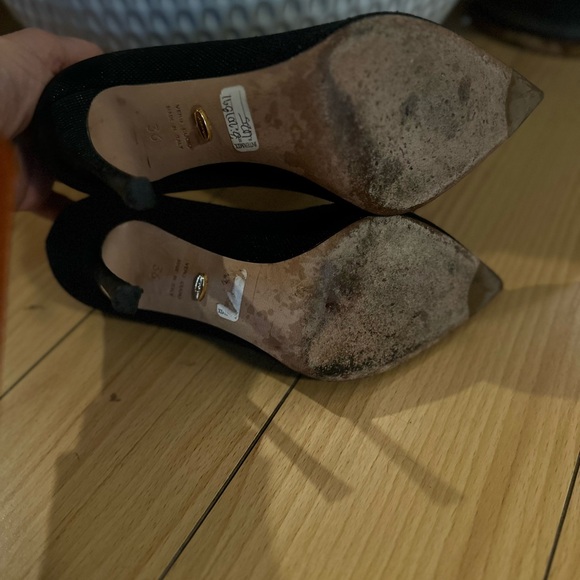 Sergio Rossi black stiletto heels. - Picture 3 of 5
